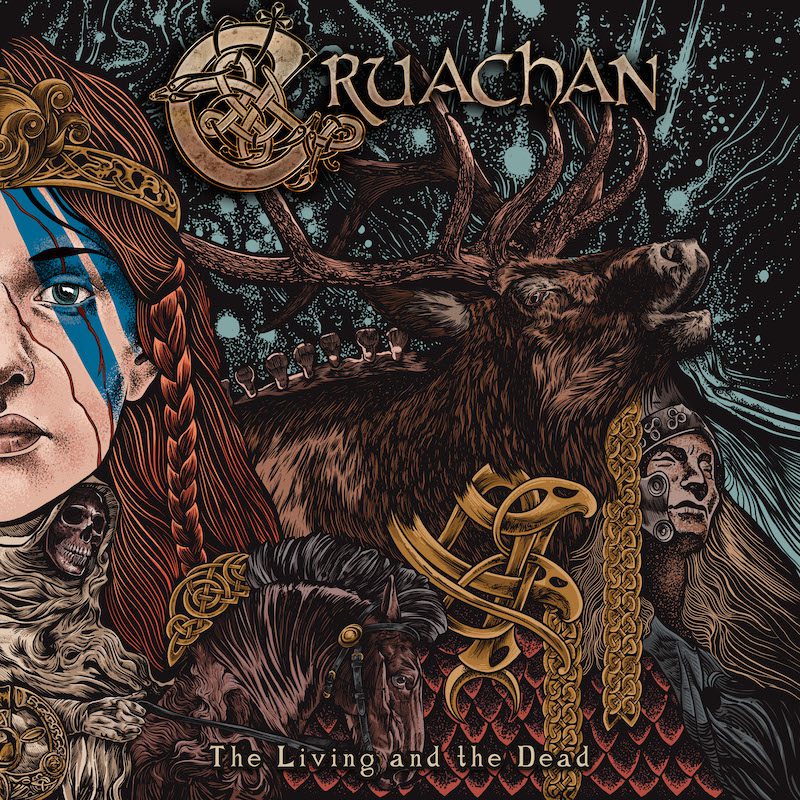 Cruachan The Living And The Dead copertina disco