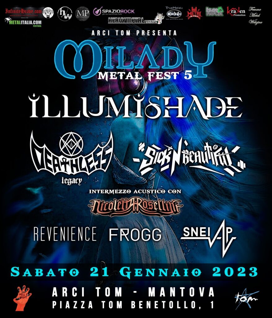 Milady Metal Fest 2023 locandina concerto