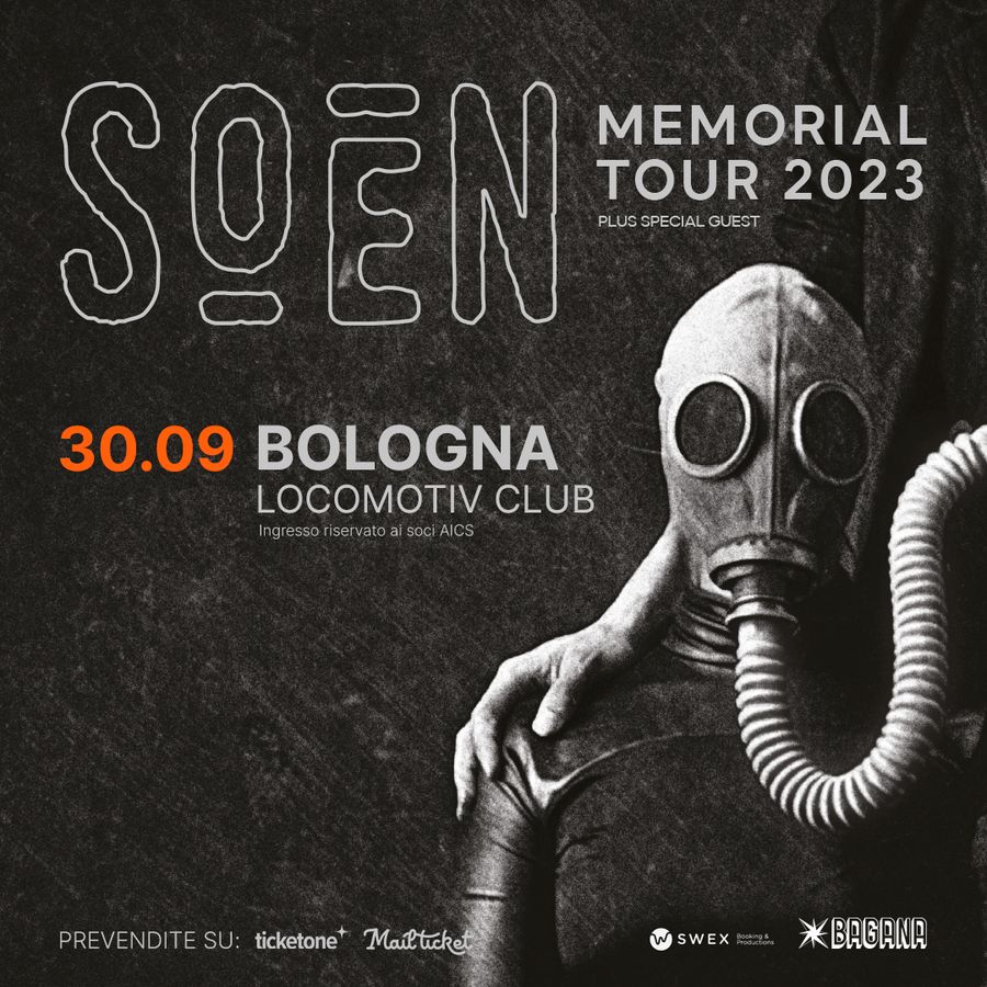 Soen locandina Bologna Locomotiv 2023
