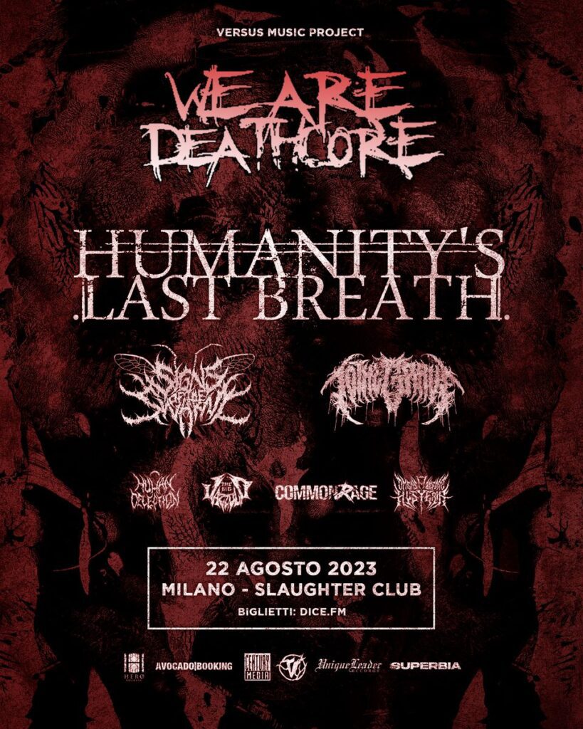 We Are Deathcore locandina evento Slaughter